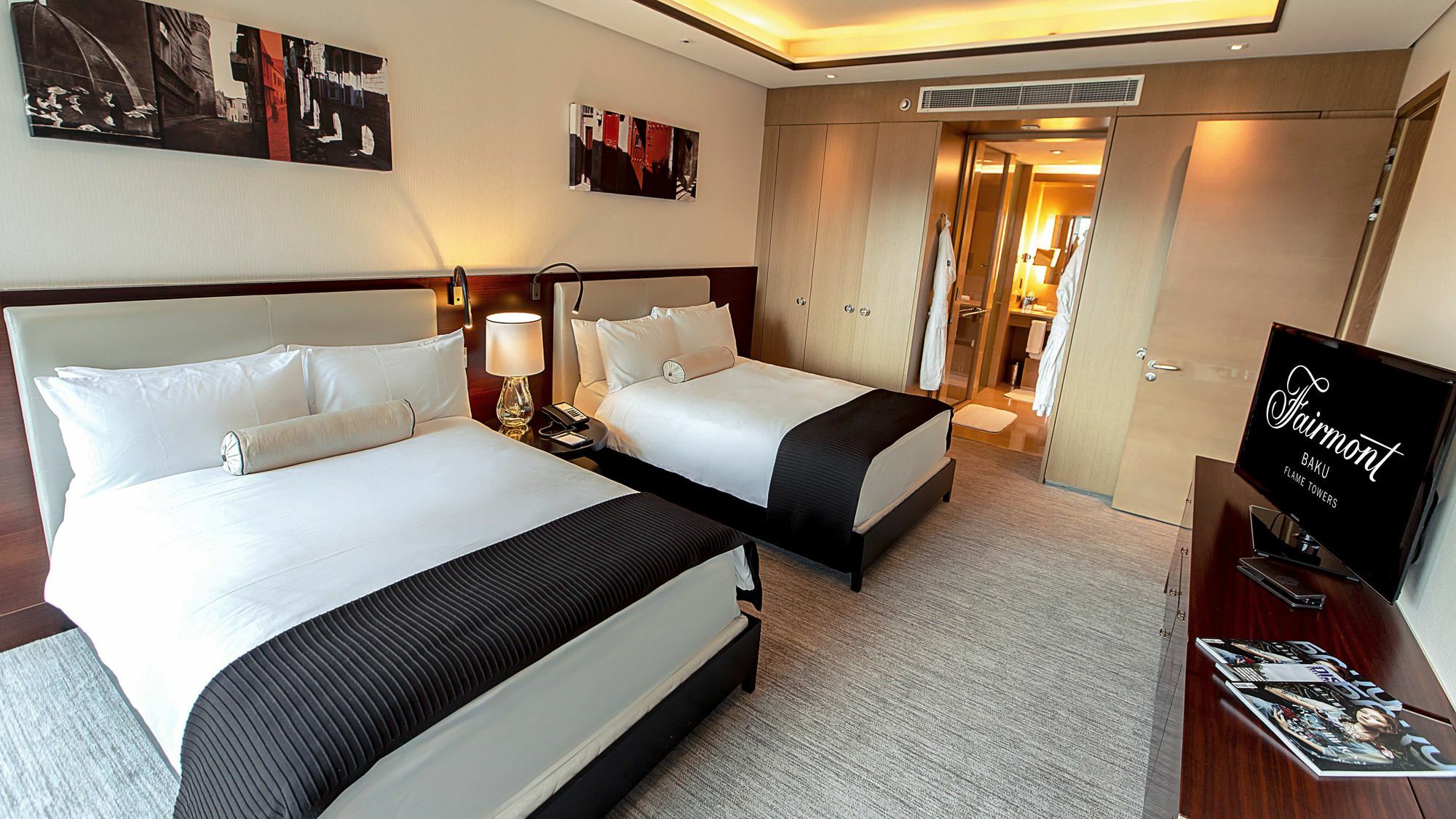 Apartments By Fairmont Baku Flame Towers Luaran gambar